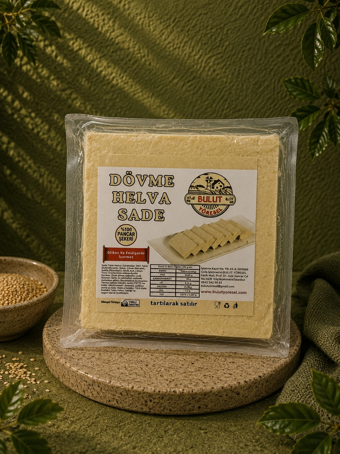 Dövme Sade Helva 400gr