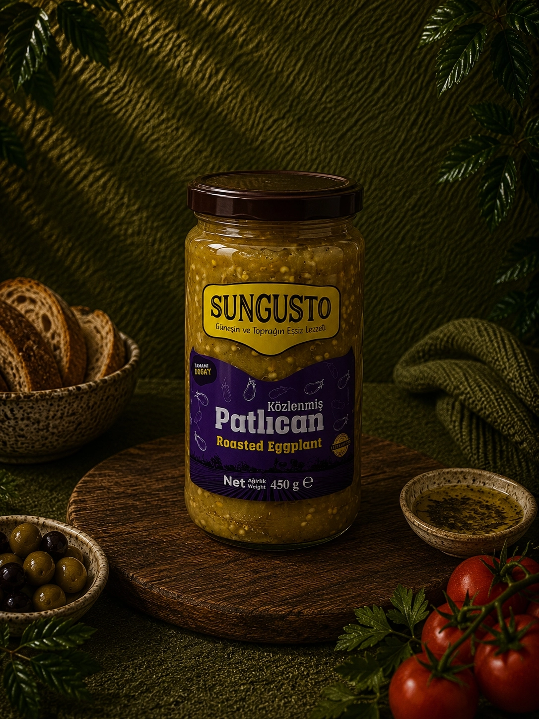 Közlenmiş Patlıcan 450gr