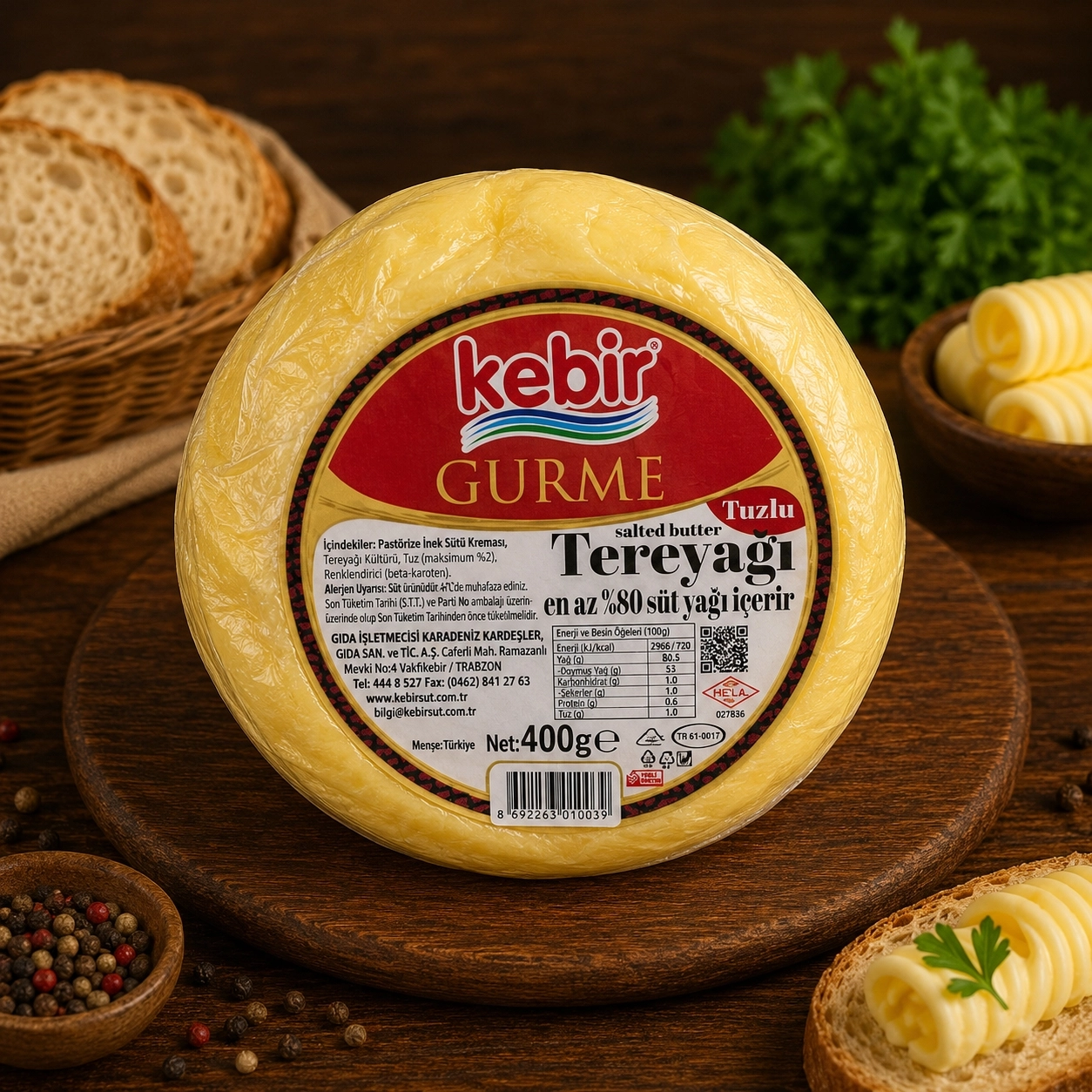 Kebir 400 Gr Gurme Tereyağ Tuzlu