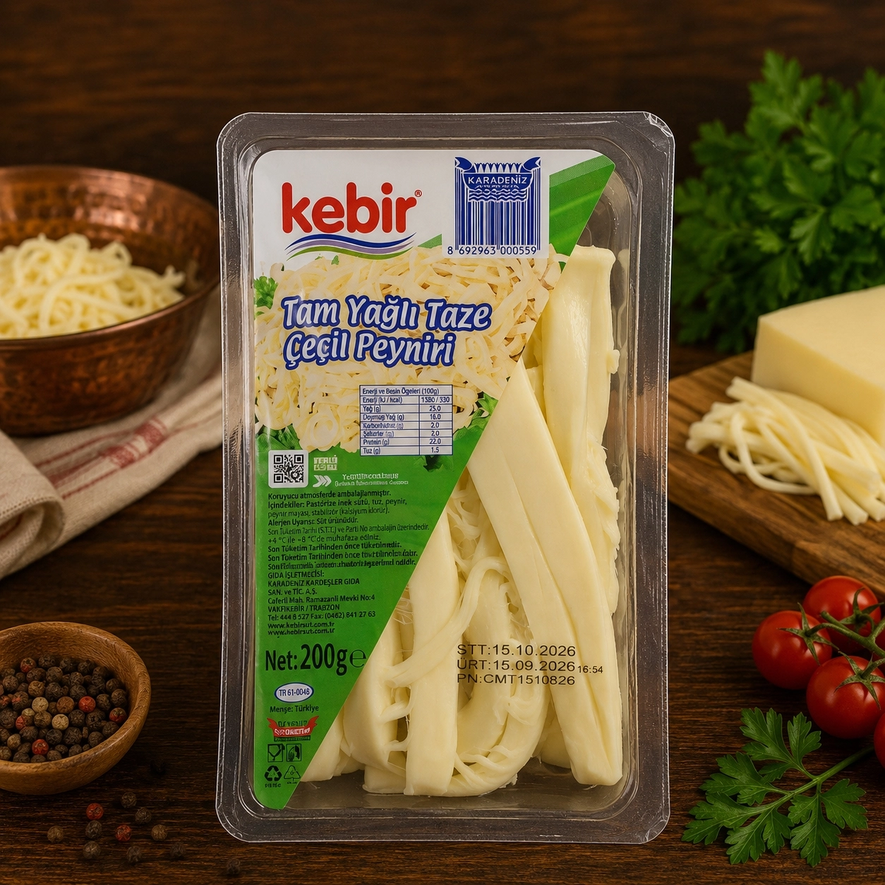 Kebir Çeçil Peyniri 200 Gr