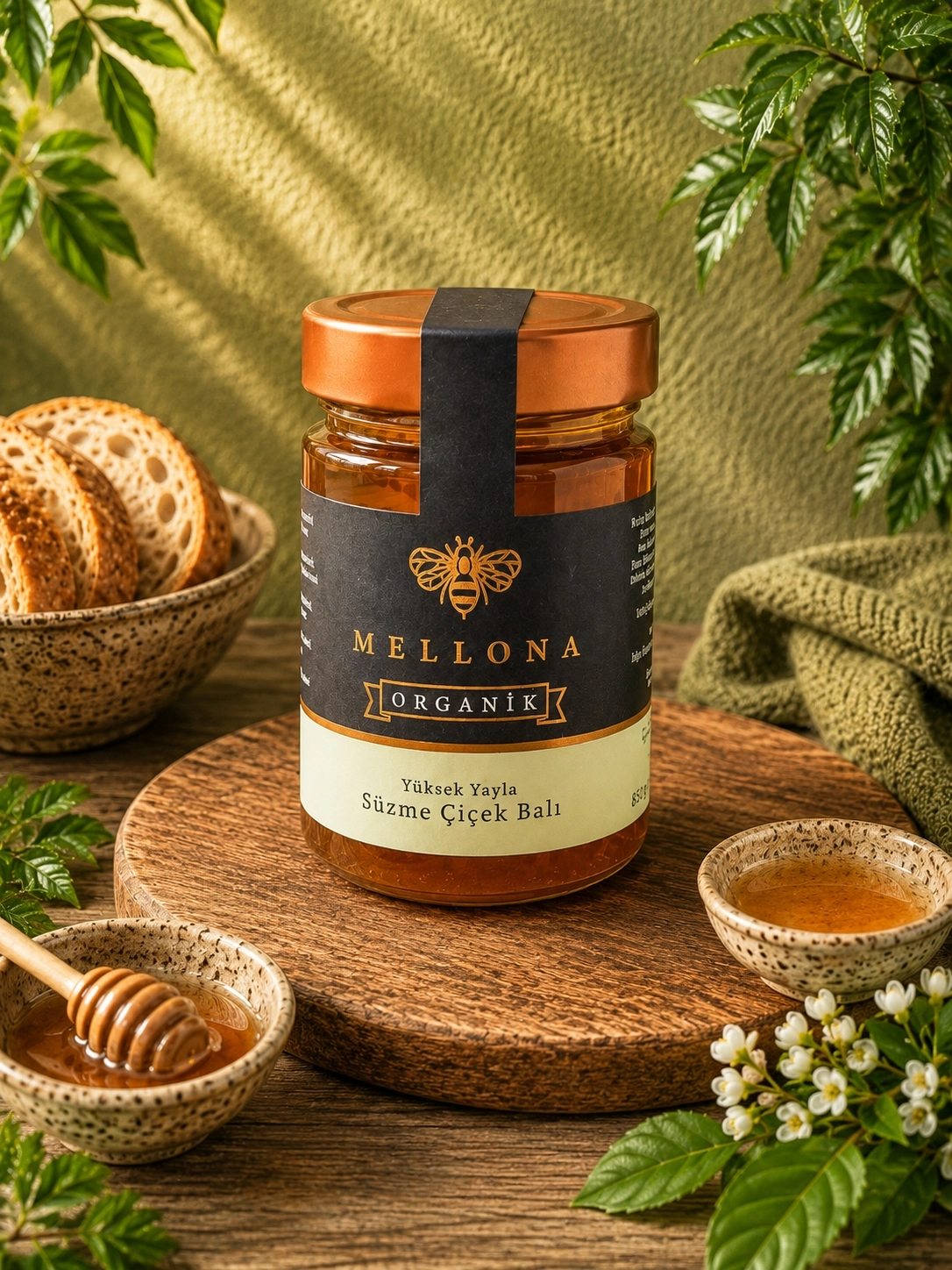 Mellona Yüksek Yayla Çiçek Balı 450gr