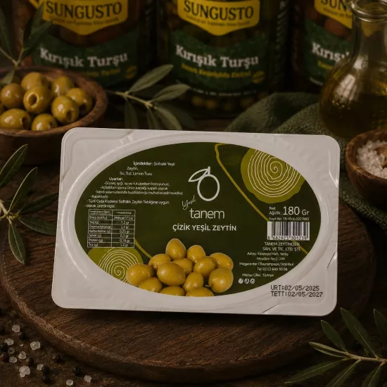 ÇİZİK YEŞİL ZEYTİN 180GR