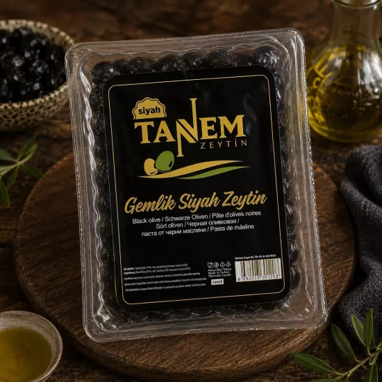 GEMLİK SİYAH ZEYTİN 500GR