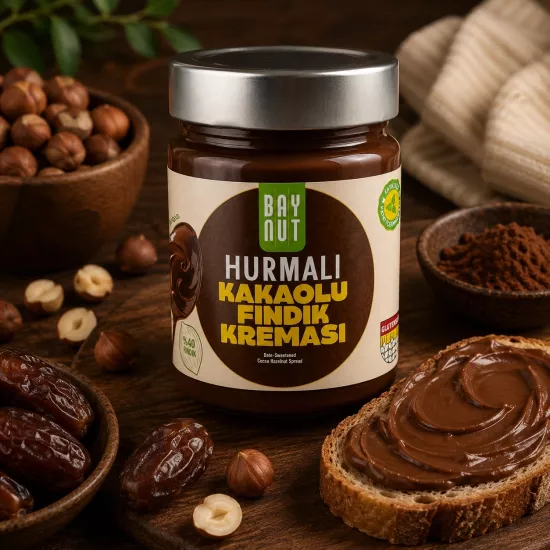 Baynut Hurmalı Kakaolu Fındık Kreması %40 Fındık