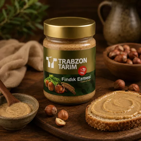 Trabzon Tarım %70 Fındık Ezmesi (Parçacıklı) 300g