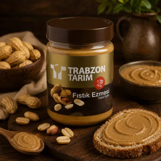 Trabzon Tarım %70 Fıstık Ezmesi (Parçacıklı) 300g