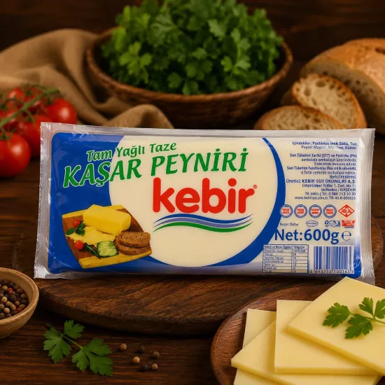 Kebir Blok Kaşar 600 Gr