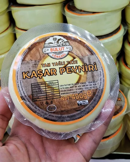 Taze Kaşar Peyniri (Tam Yağlı) 400gr