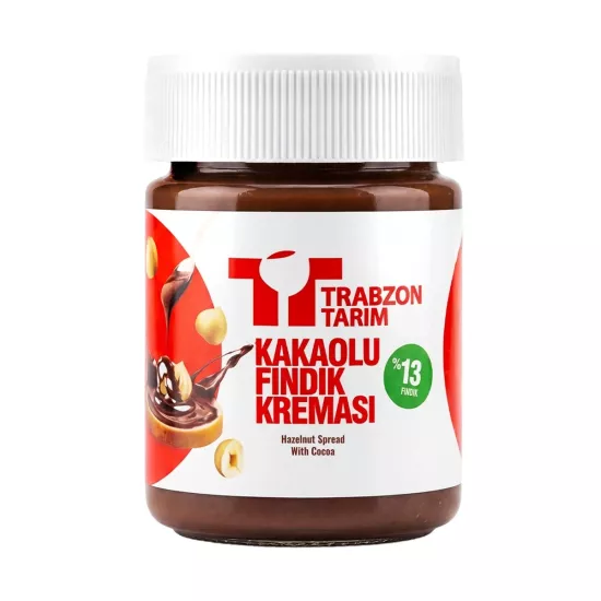 Trabzon Tarım Kakaolu Fındık Kreması (%13 Fındık) 320g